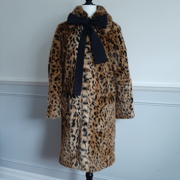 Erdem X H&M Faux Fur Coat - Picture 1 of 6